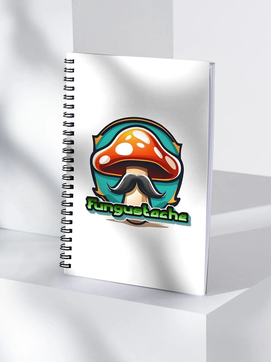 Fungustache Fun Spiral Notebook product image (4)