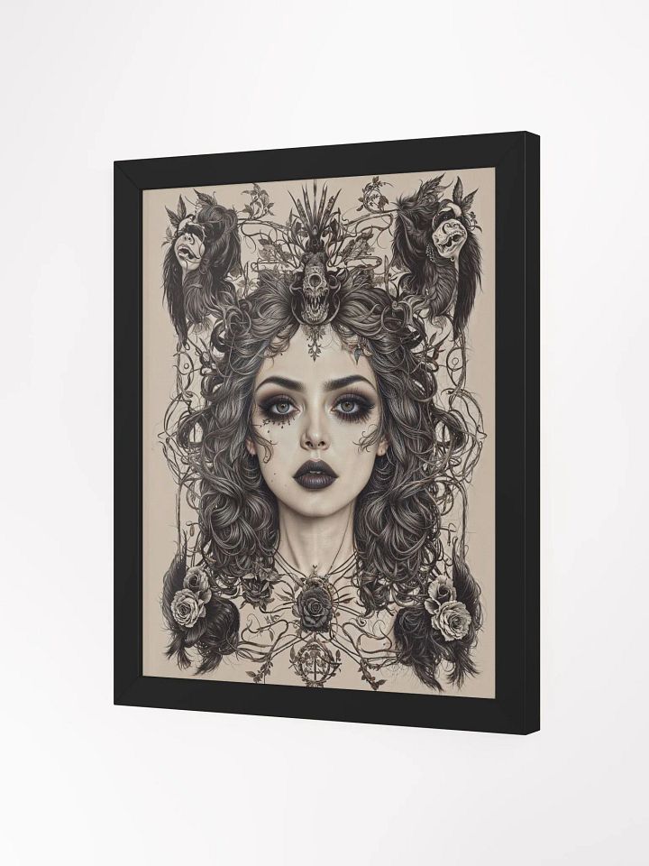 Gothic Femme Fatale Framed Print product image (10)