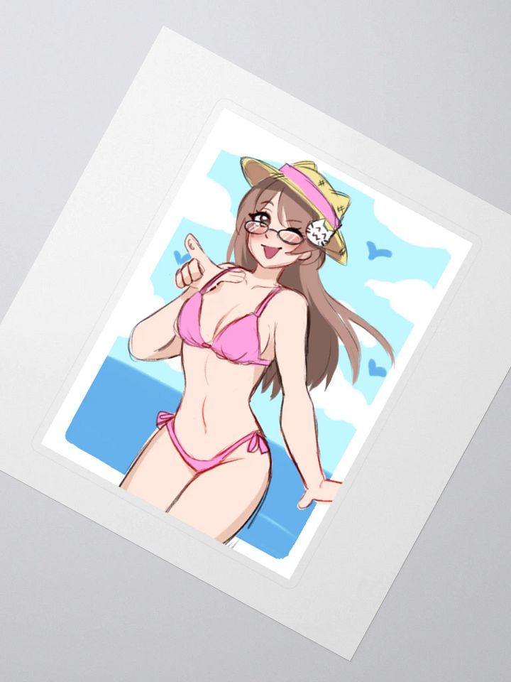 Beach time sticker product image (2)