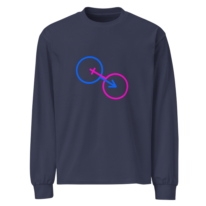 Male & Female Fusion Unisex Long Sleeve Shirt product image (1)