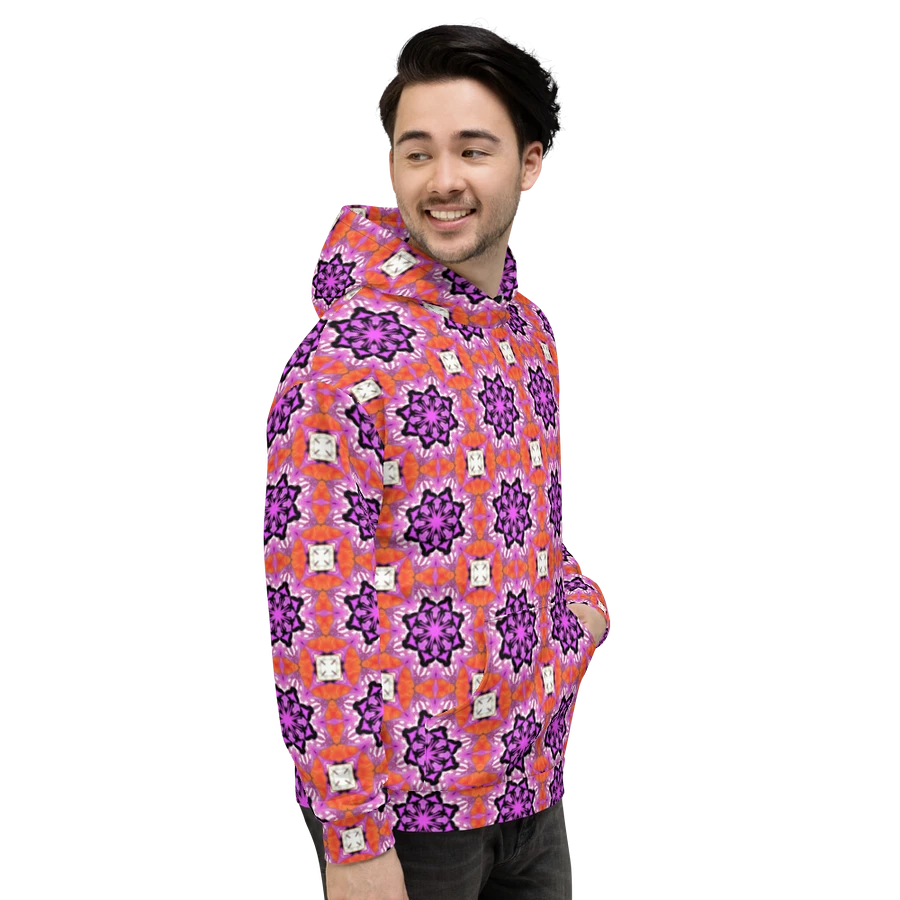 Abstract Foxy Repeating Pattern Unisex All Over Print Hoodie product image (12)