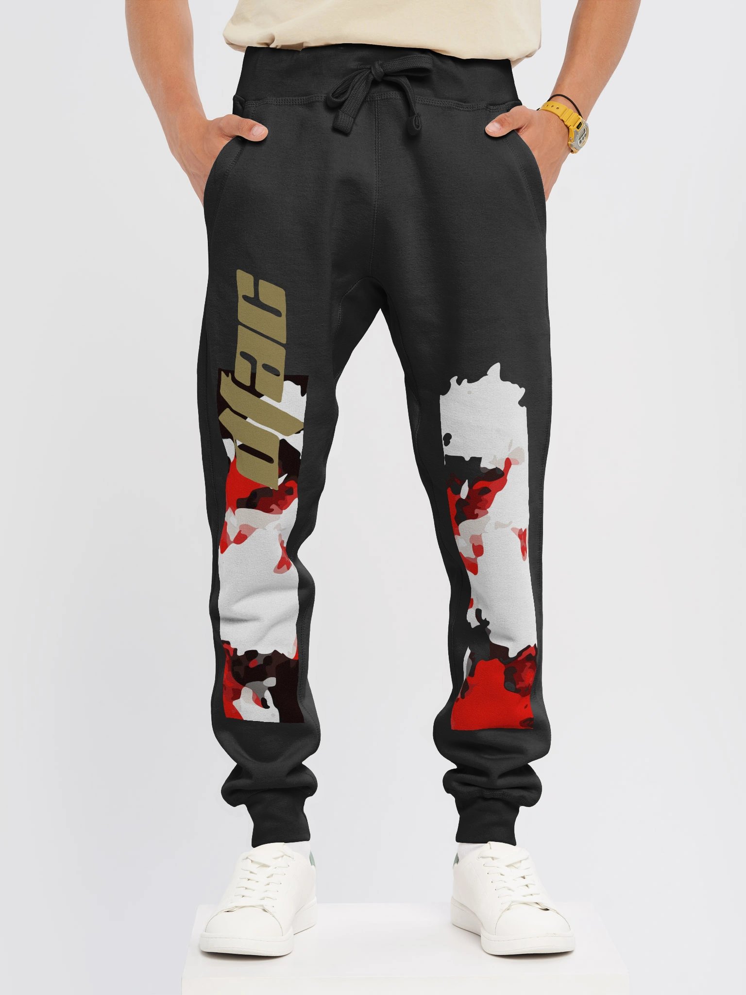 DTAC Abstract Fusion Fleece Joggers product image (3)