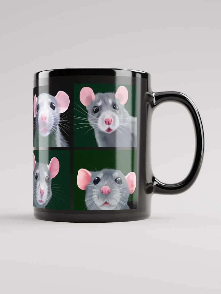 Blue rats art mug product image (1)