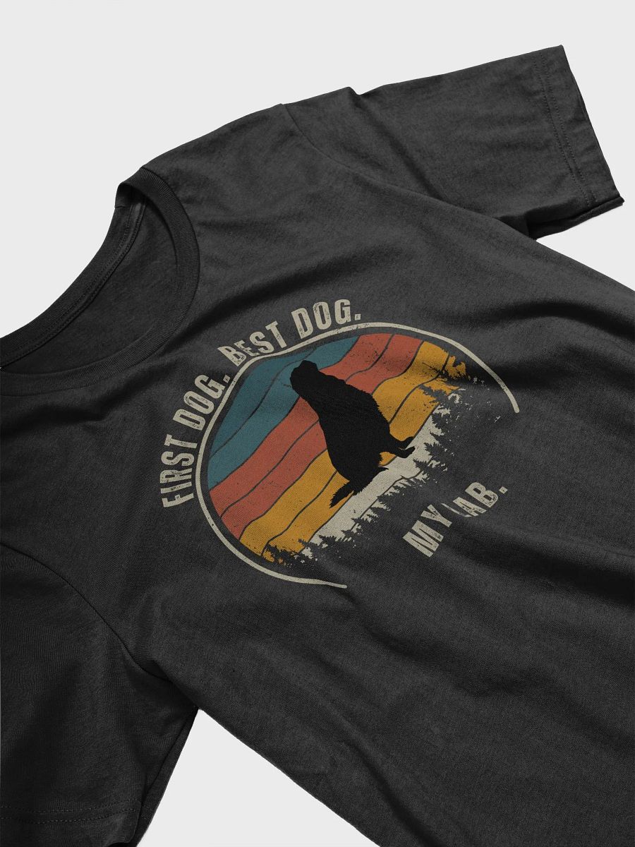 Retro Labrador Silhouette T-Shirt product image (18)