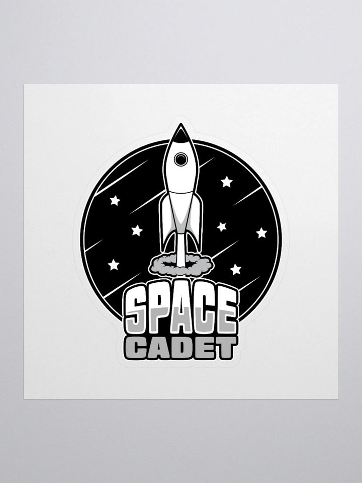 Space Cadet Retro Rocket Sticker product image (3)