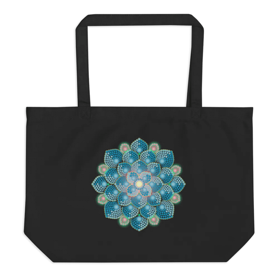 Summer Rain Mandala Organic Cotton Tote product image (4)