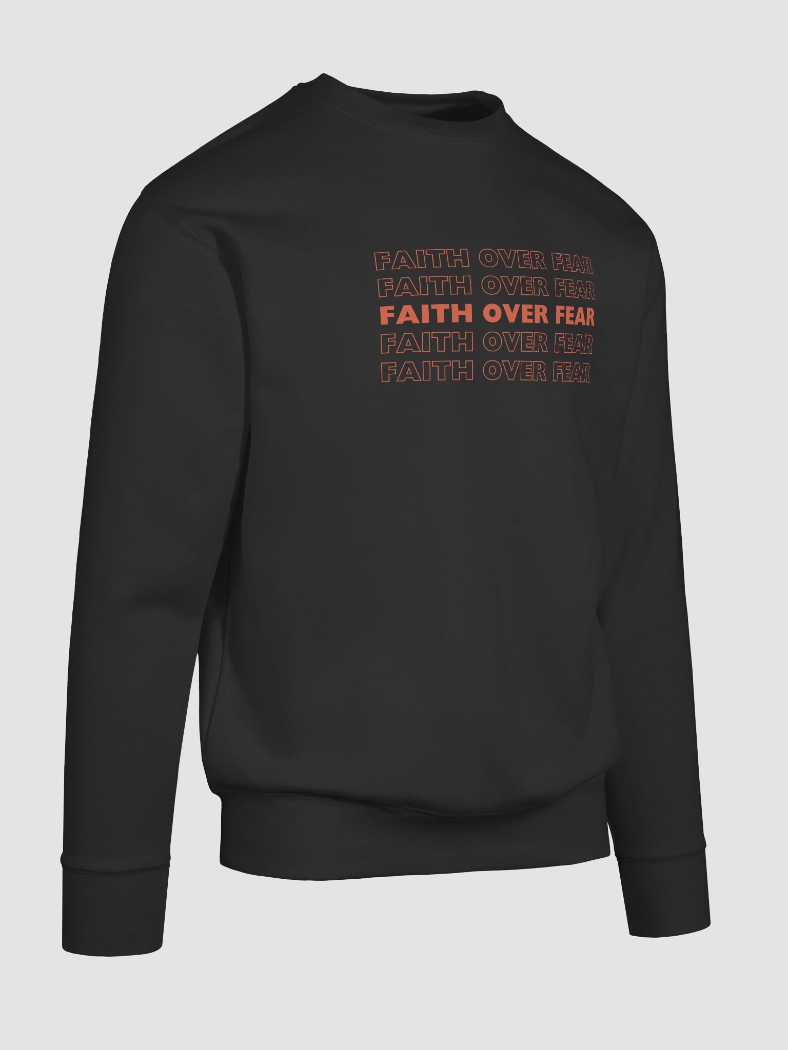 Faith Over Fear Long sleeved product image (10)