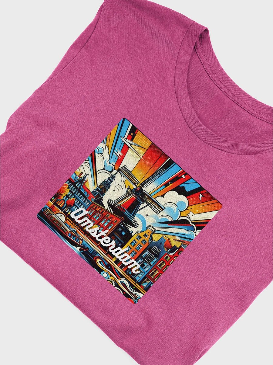 Bella+Canvas Supersoft T-Shirt | AI design Amsterdam city product image (5)