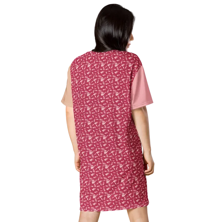 Cherry Blossoms on Magenta Women's T-Shirt Dress product image (2)