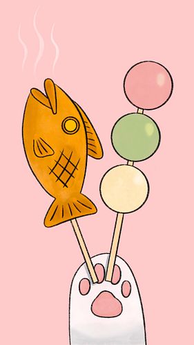 Dango and taiyaki 😊 

#procreate #artist #digitalart #dango #taiyaki #kawaii #cuteart #pastelart #reel #igreel #artreel #arti...