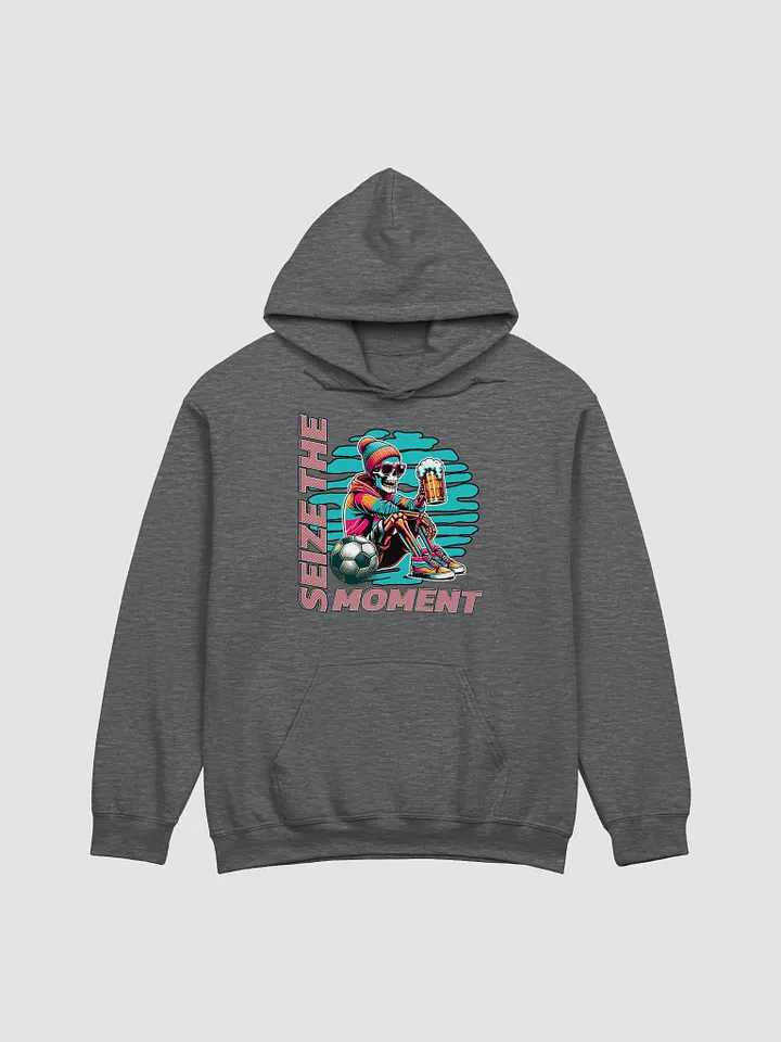 Seize The Moment Skeleton Beer Soccer Streetwise Hoodie product image (4)