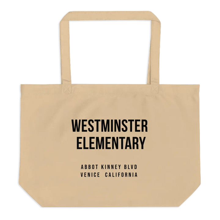 Eco-friendly 'Westminster Elementary' tote bag product image (1)