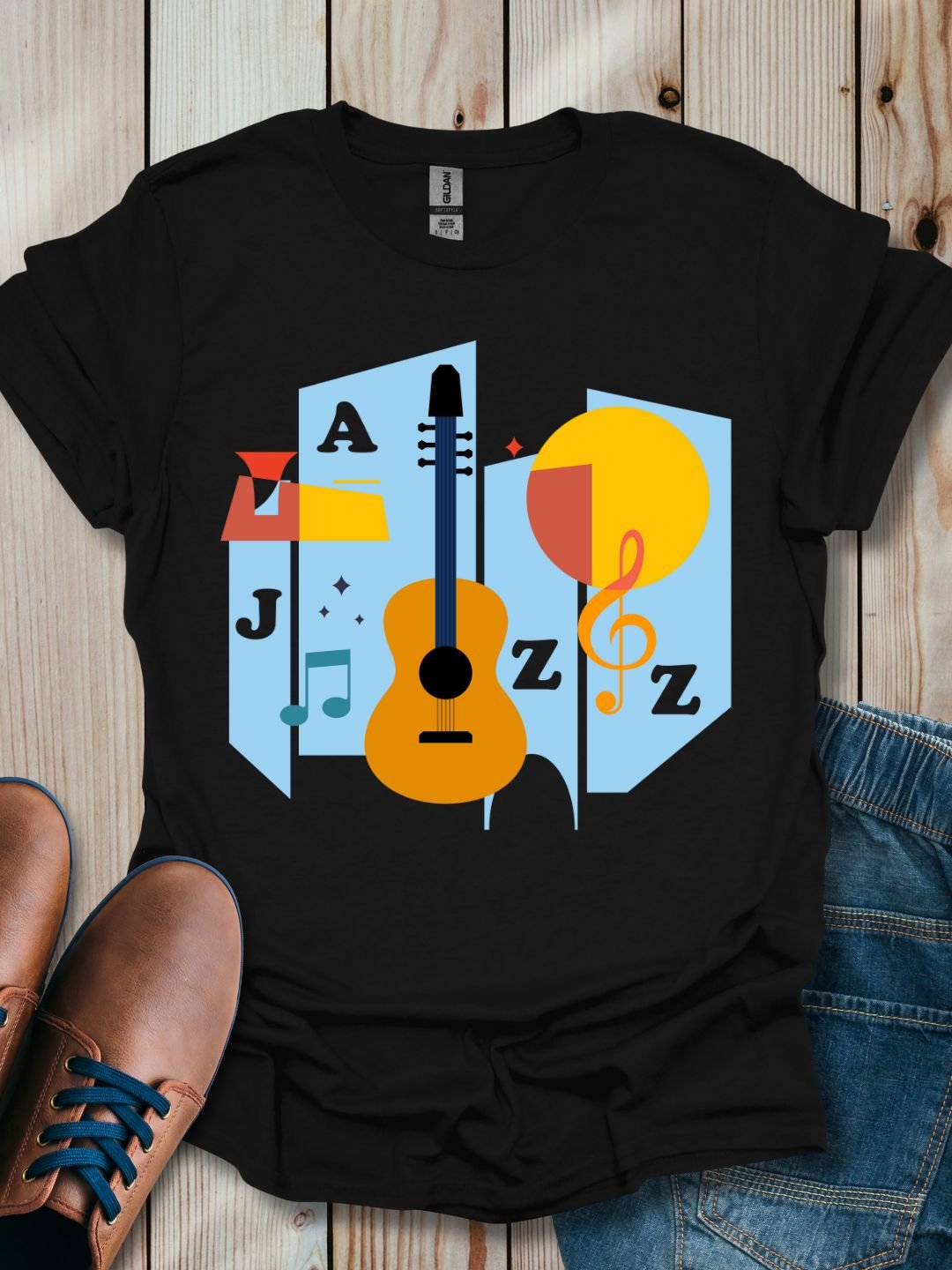 Abstract Jazz T-Shirt product image (1)
