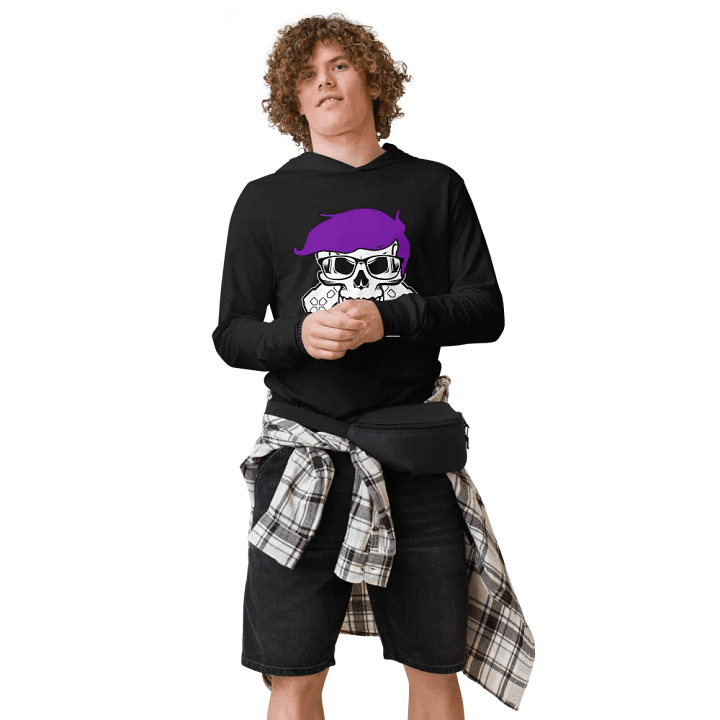 Enigma Nation Bella+Canvas Unisex Hooded Long Sleeve Tee product image (2)