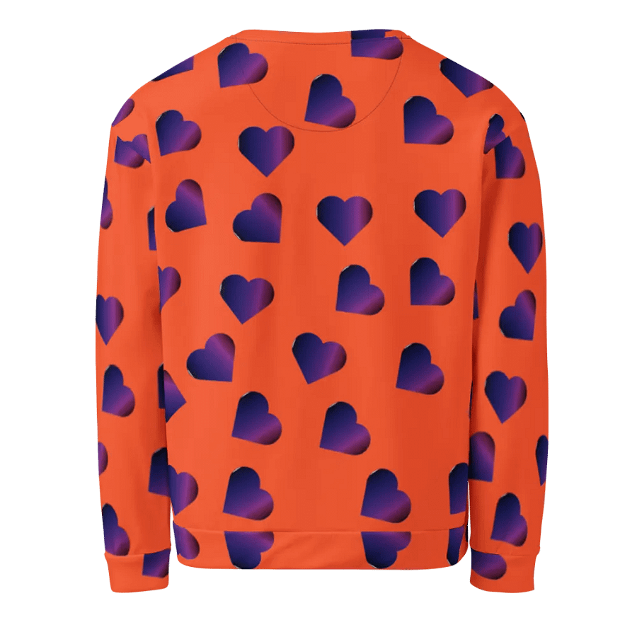 Love Pattern Vibrant Hearts Unisex Sweatshirt product image (6)