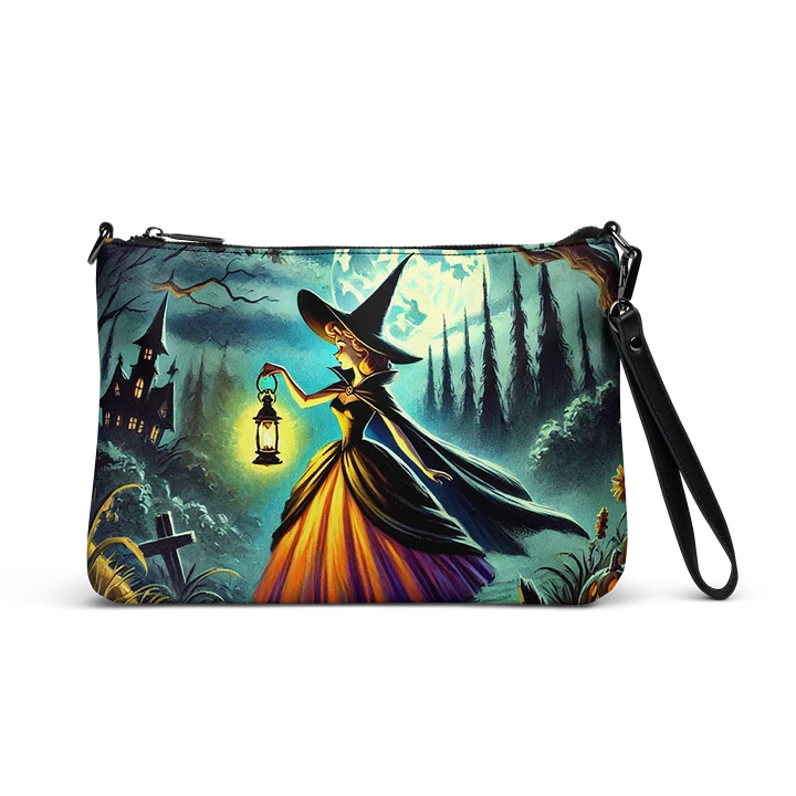 Enchanting Witch in the Woods Halloween Crossbody Bag product image (1)