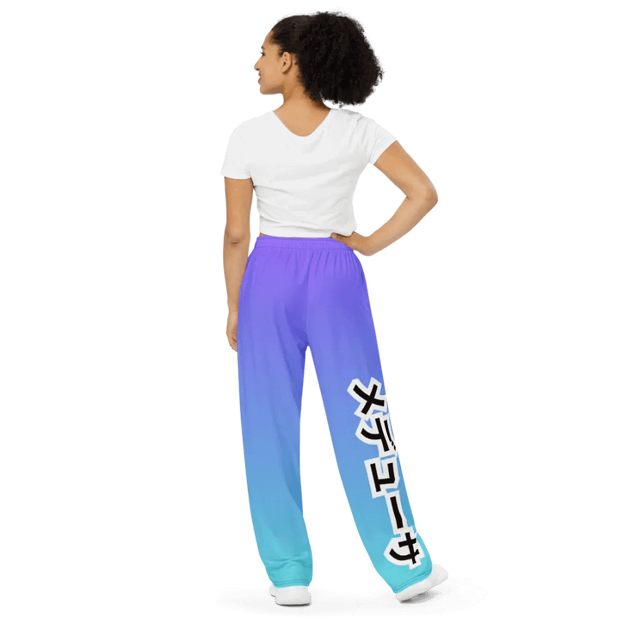Katacana Wide Leg Pants - aqua product image (2)