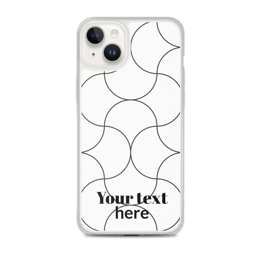 Symmetric Circles MagSafe® iPhone® Clear Case product image (1)