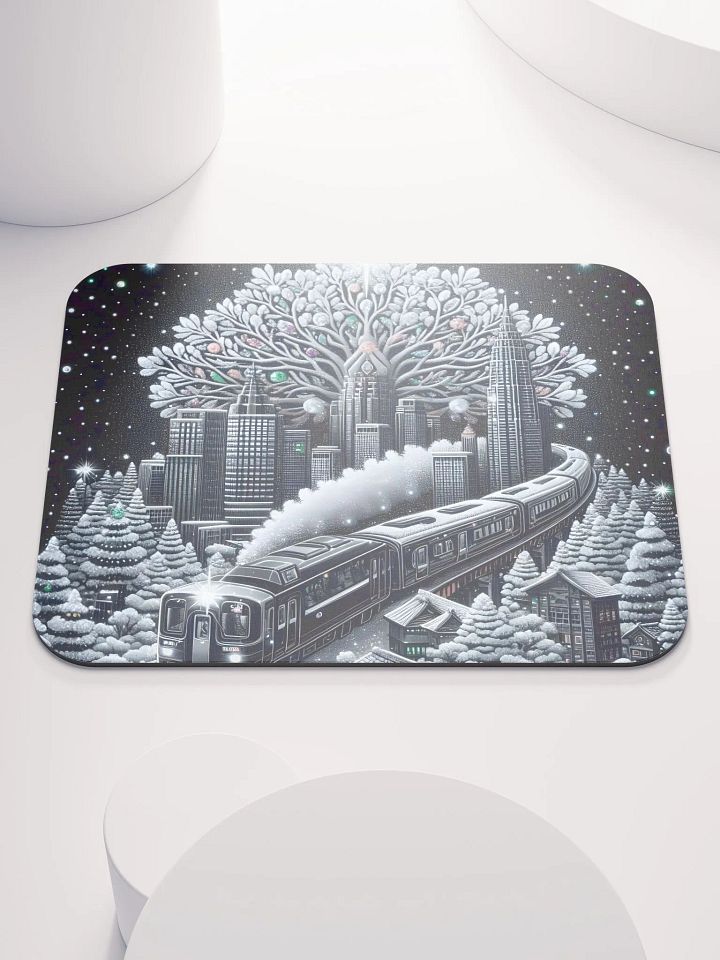 Enchanted Winter City Mouse Pad product image (1)