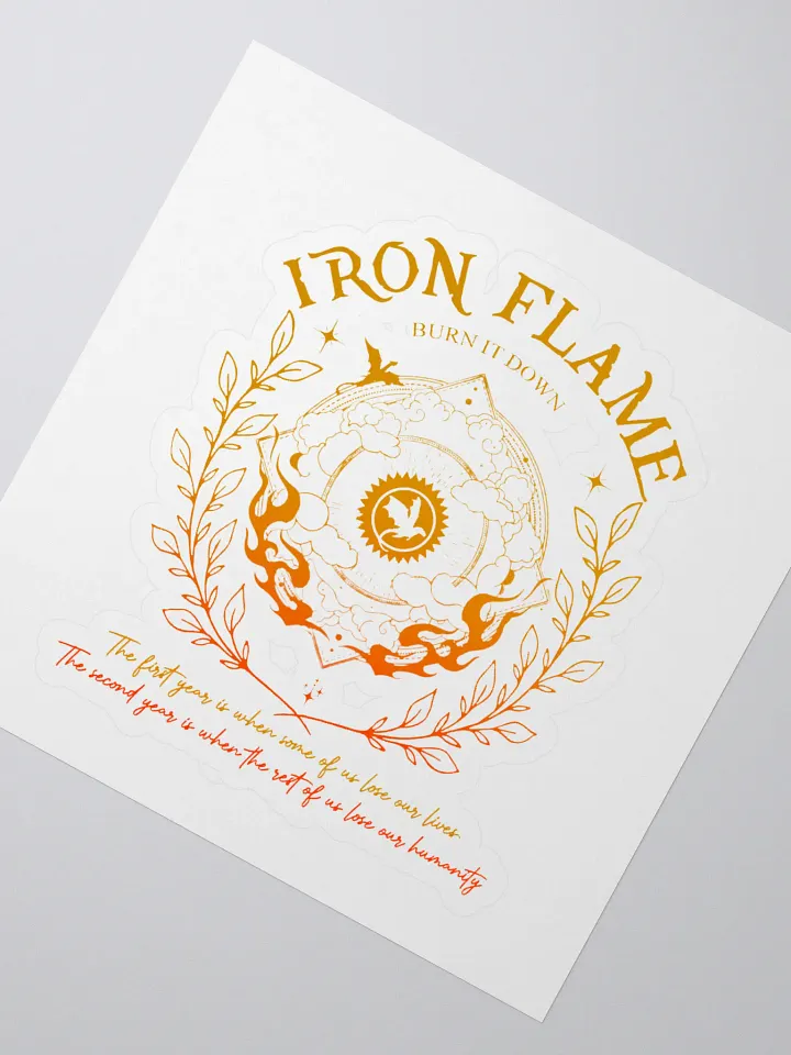 Iron Flame - Burn It Down - Sticker product image (2)