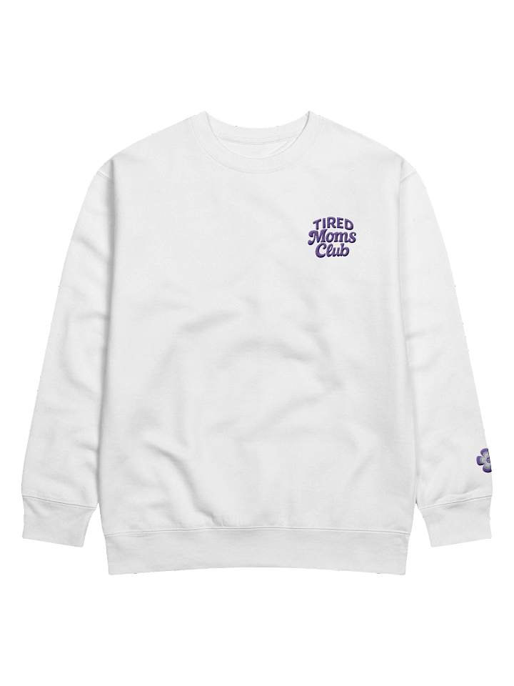 Tired Moms Club Embroidered Sweatshirt product image (2)