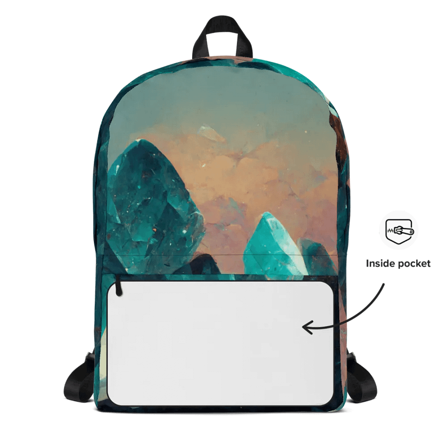 Luminous Crystal Cluster Backpack product image (5)