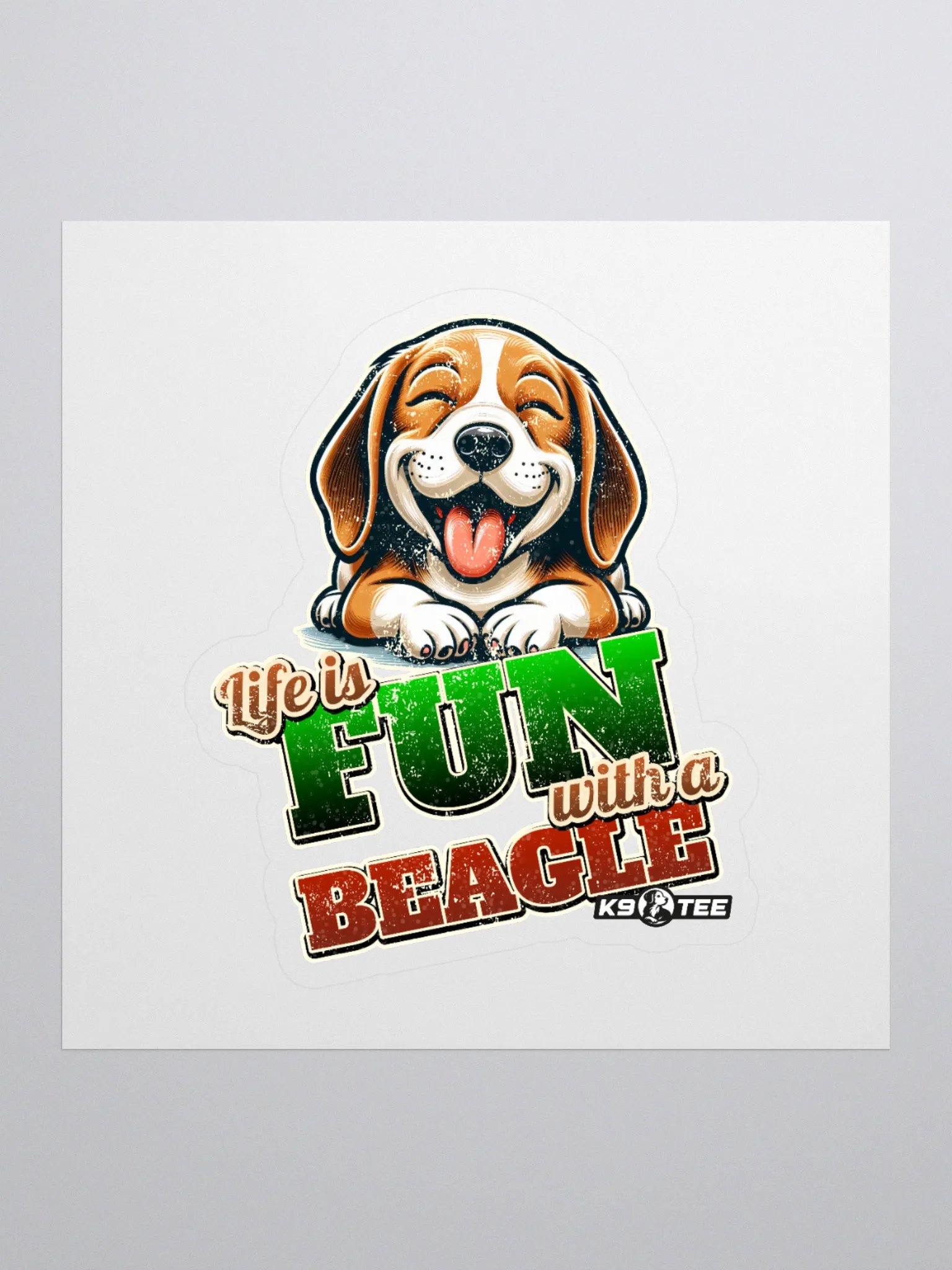 Beagle FUN - Kiss Cut Stickers product image (1)