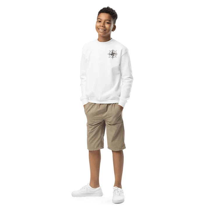 Navigate Youth Compass Rose Sweatshirt product image (1)