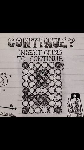 Sketch-A-Day || Day 125
Prompt: Continue

I have no more coins!! 😭 Quick, let me borrow some! 
_________________________
#luc...