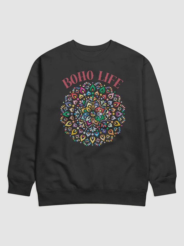 Boho Life Beaded Mandala Sweatshirt product image (1)