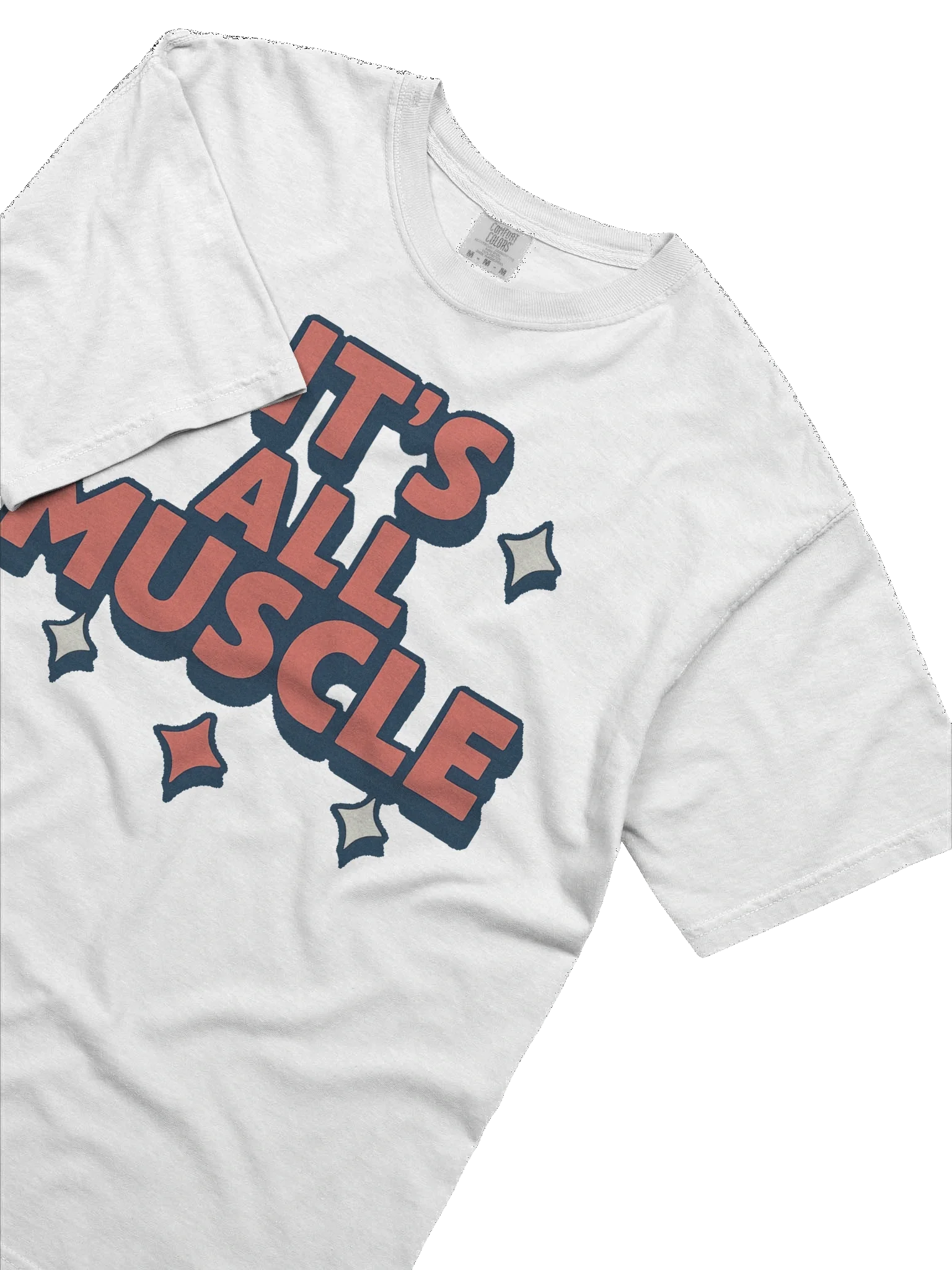 ITS ALL MUSCLE – Retro Typography Design product image (53)