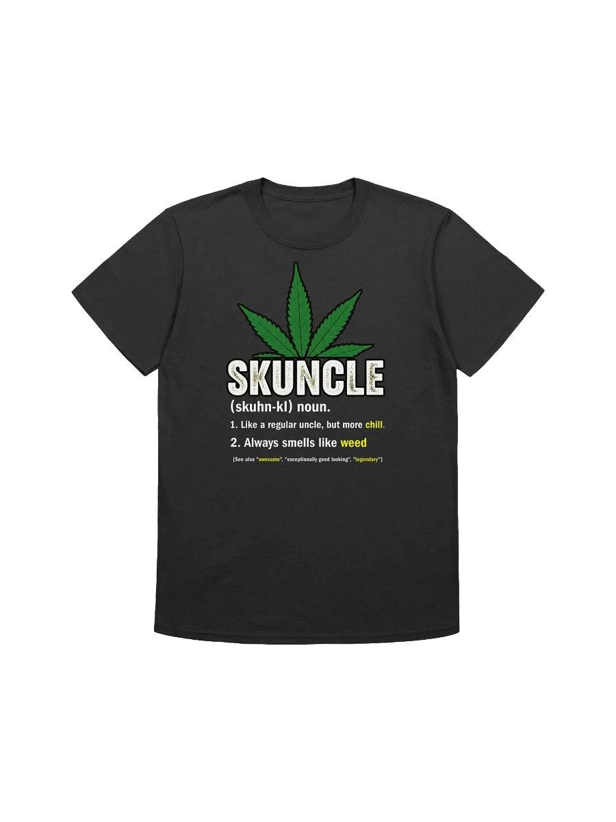420 Weed-Skunkle Definition-Your Chill, Weed-Smoking Uncle T-Shirt product image (3)