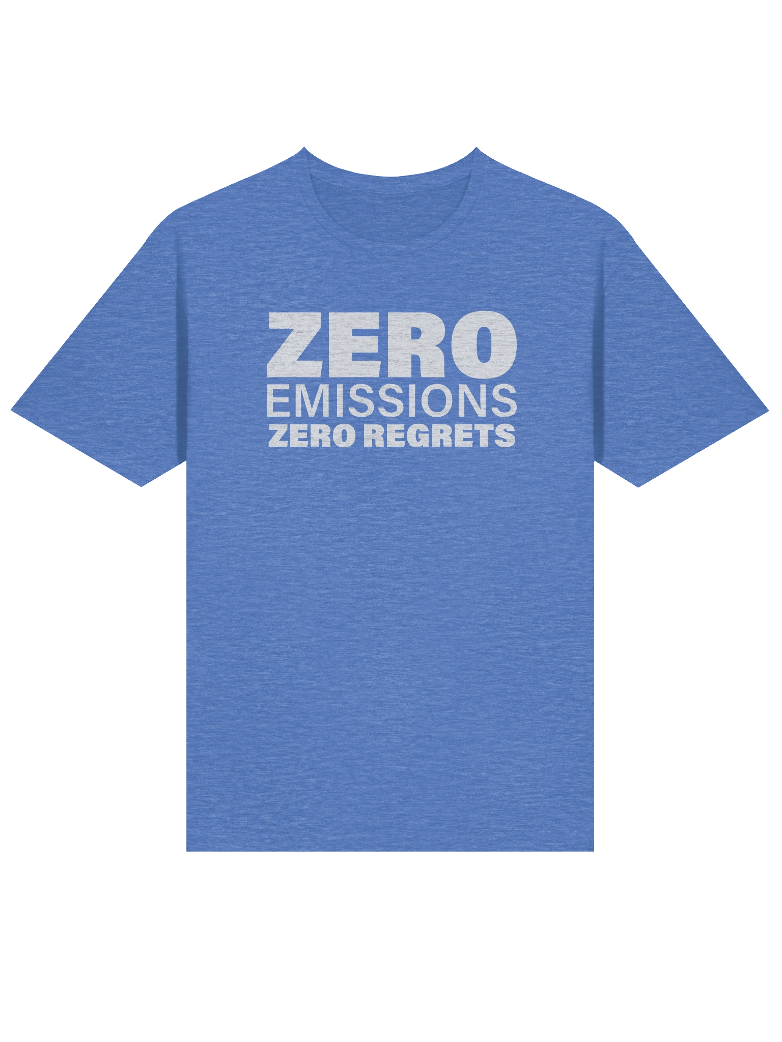ZERO Emissions Zero Regrets Stacked in White product image (40)