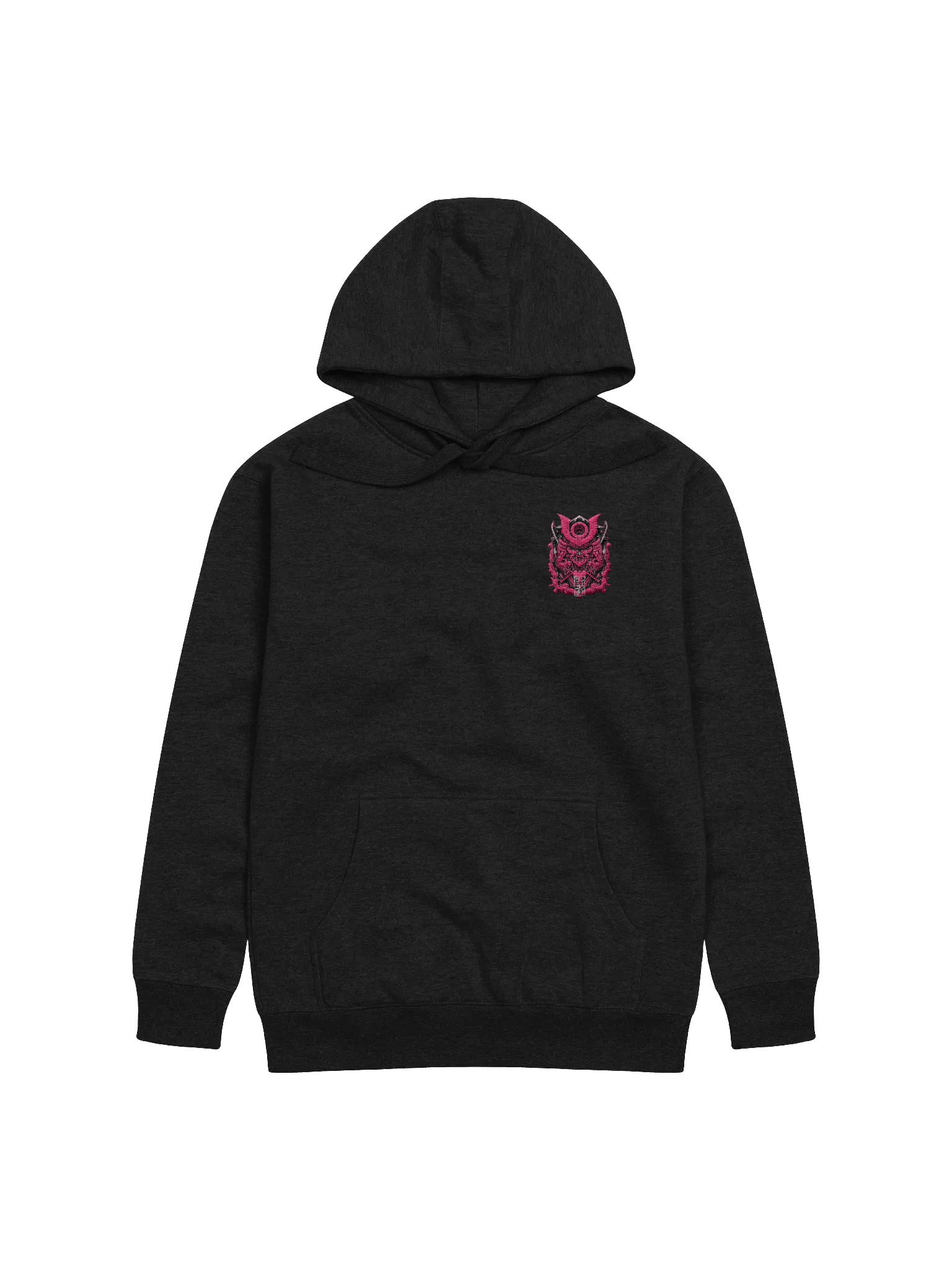 Samurai Helmet Left Embroidered Hoodie product image (1)