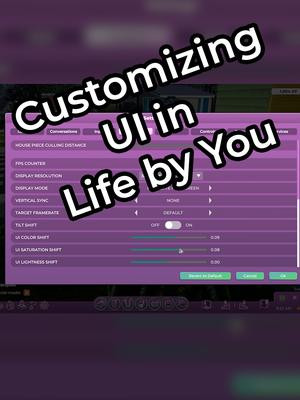 Join Rocio as we get a sneak peek at one of Life by You's settings-- and a highly requested feature! 💜 #lifesim #customization #simulationgame