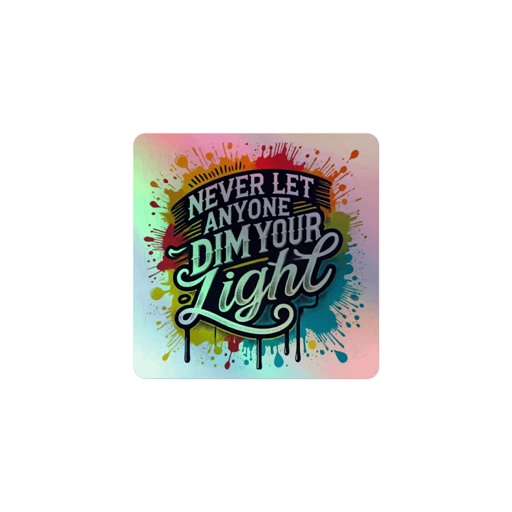 Radiant Resilience Holographic Sticker Set product image (1)
