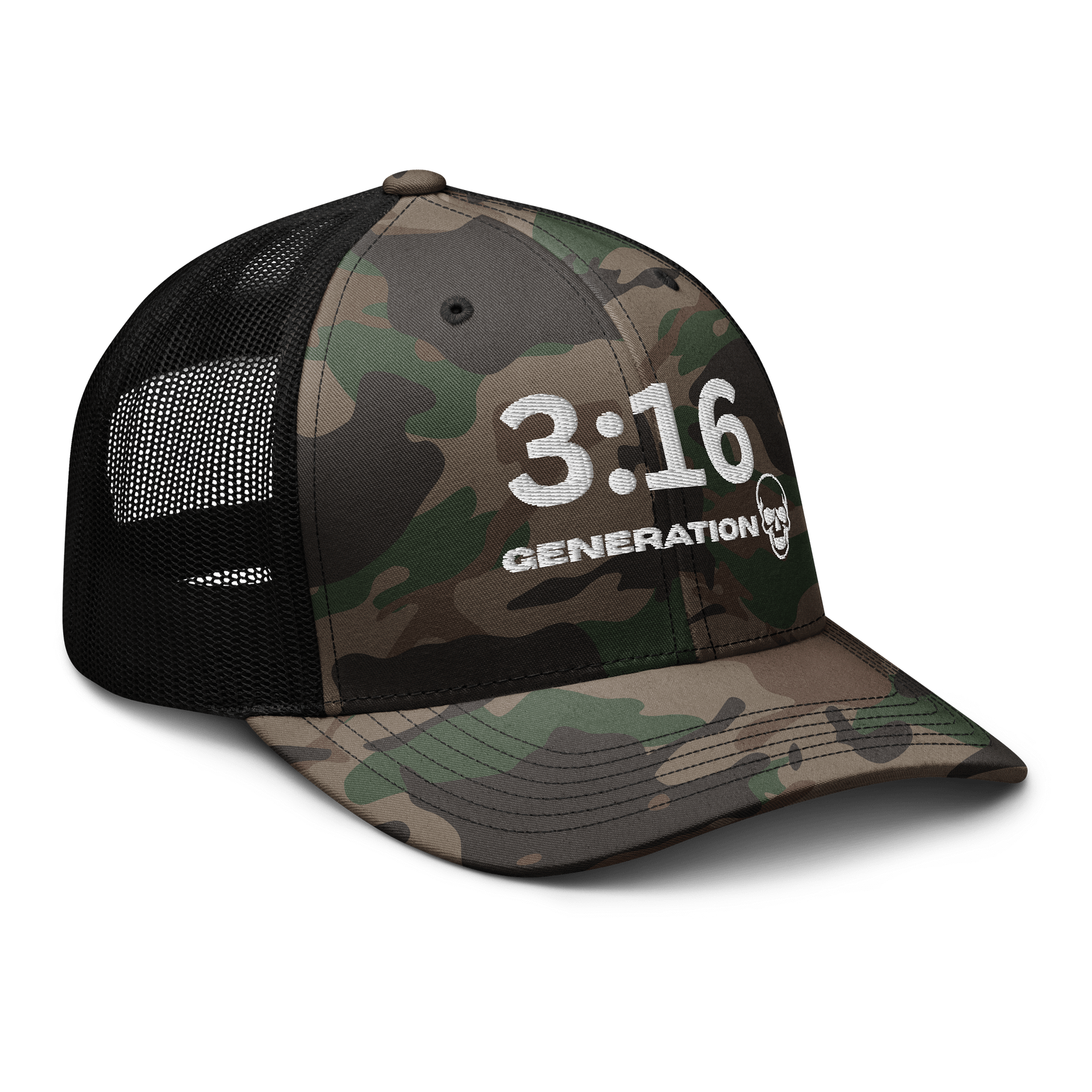 AEG 3:16 Generation Camo Trucker Cap product image (6)