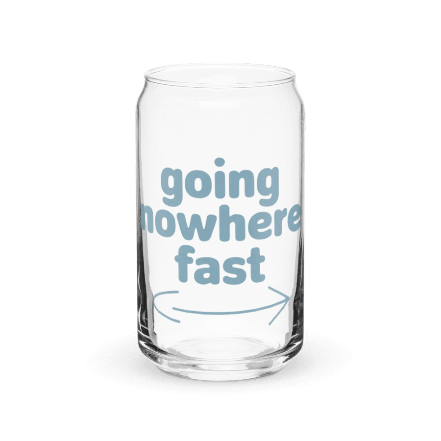 Going Nowhere Fast Can-Shaped Glass product image (2)