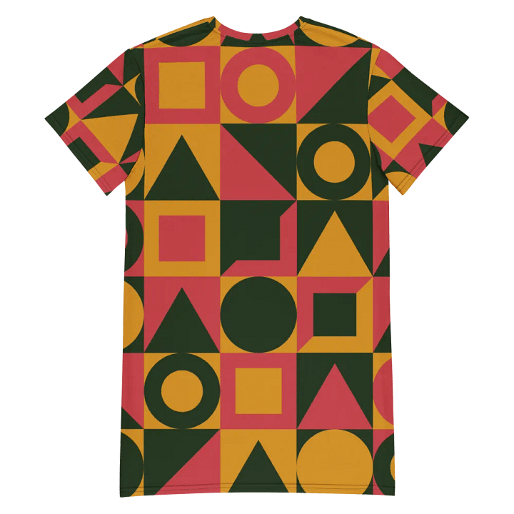 Geometric Galaxy T Shirt Dress product image (2)