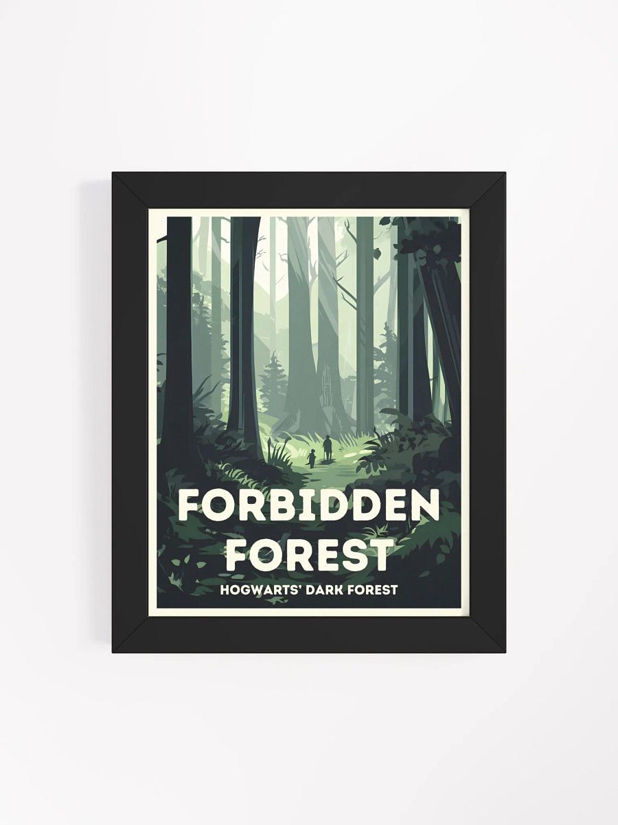 Forbidden Forest Vintage Travel Poster product image (4)