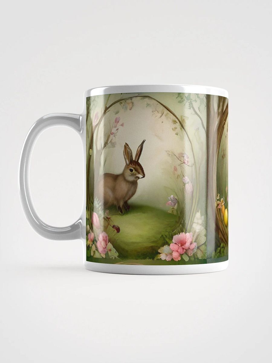 Vintage Woodland Easter Bunny Coffee Mug product image (6)