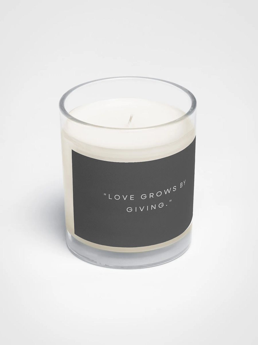 Love Grows By Giving. Soy Wax Candle product image (2)