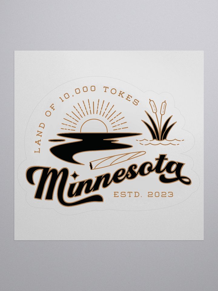 Land of 10,000 Tokes ✧ Minnesota Cannabis Lake Sticker product image (2)
