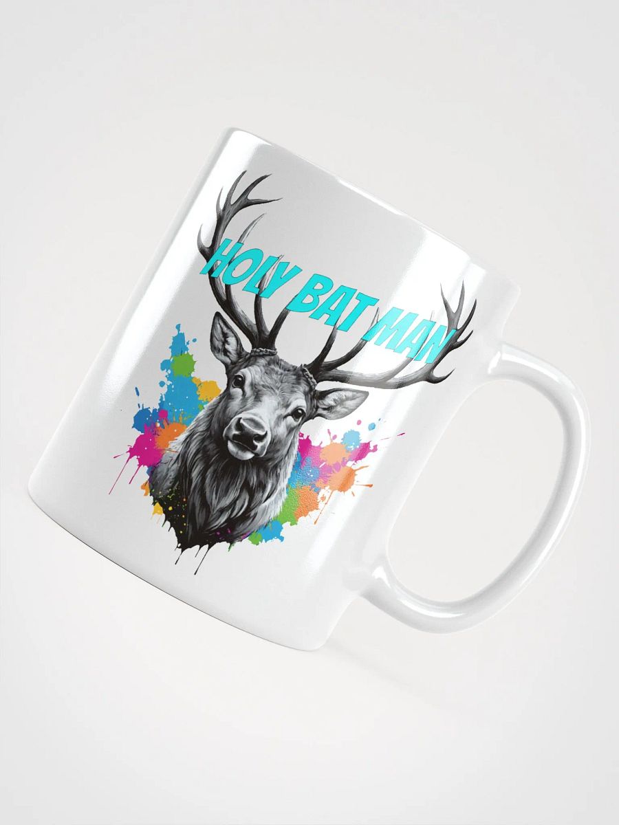 Holy Bat Man Mug White 11oz product image (4)