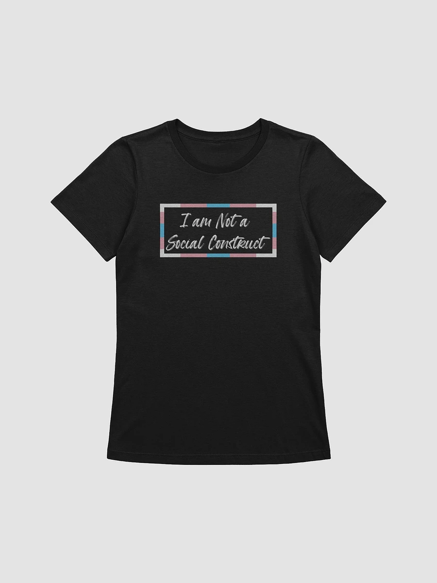 I am Not a Social Construct (lg) (wt) - Trans - Women's Relaxed Fit T product image (9)