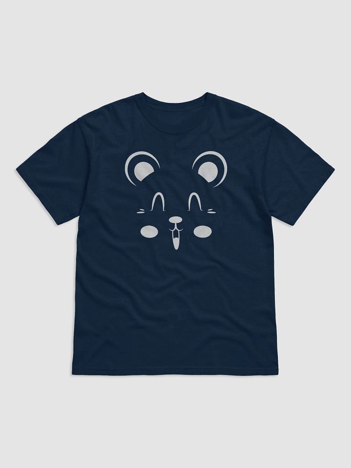 Teddy Bear Face Design Garment-Dyed Heavyweight T-Shirt, Unisex T-Shirt, Spring Apparel, Animal Lover Tee, Cute Graphic Shirt product image (2)