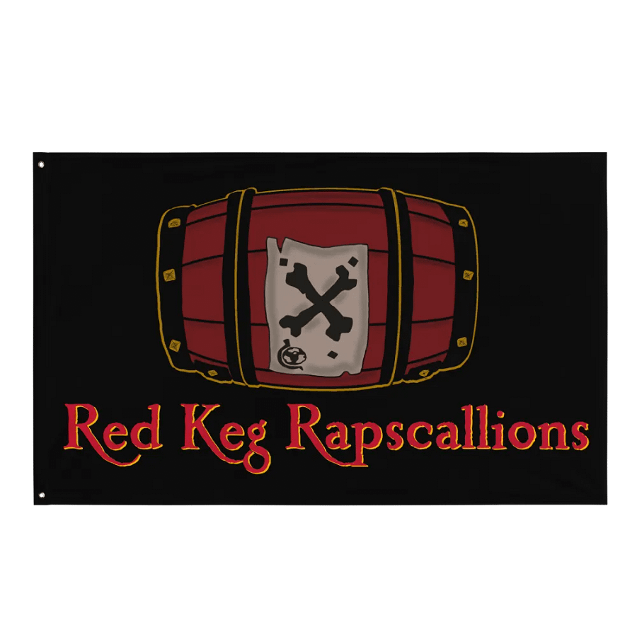 Red Keg Rapscallions Flag (3' x 5') product image (1)