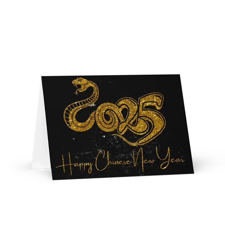 Gold Glitter on Black Chinese New Year 2025 product image (2)