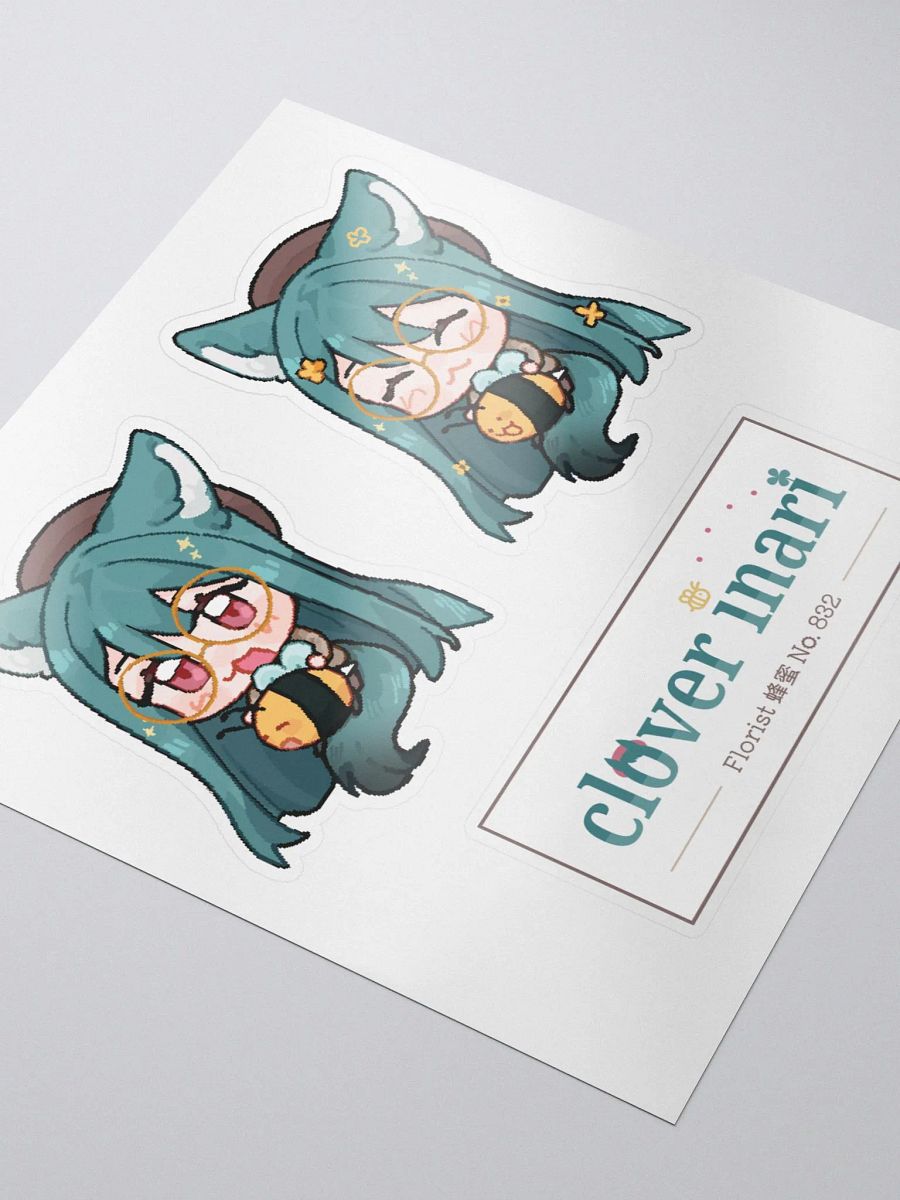 clover and manuka sticker product image (3)
