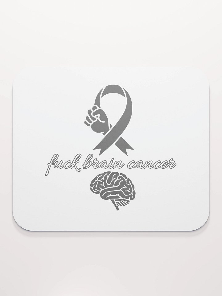 Fuck brain Cancer mouse pad product image (2)